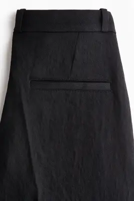 Pantalon chic à jambes larges - Noir — photo 3