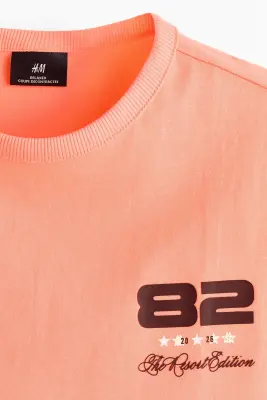 Débardeur imprimé Loose Fit - Rose corail/82 — photo 4
