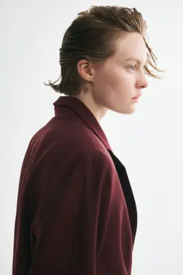 Blazer à fermeture droite - Bordeaux — photo 1