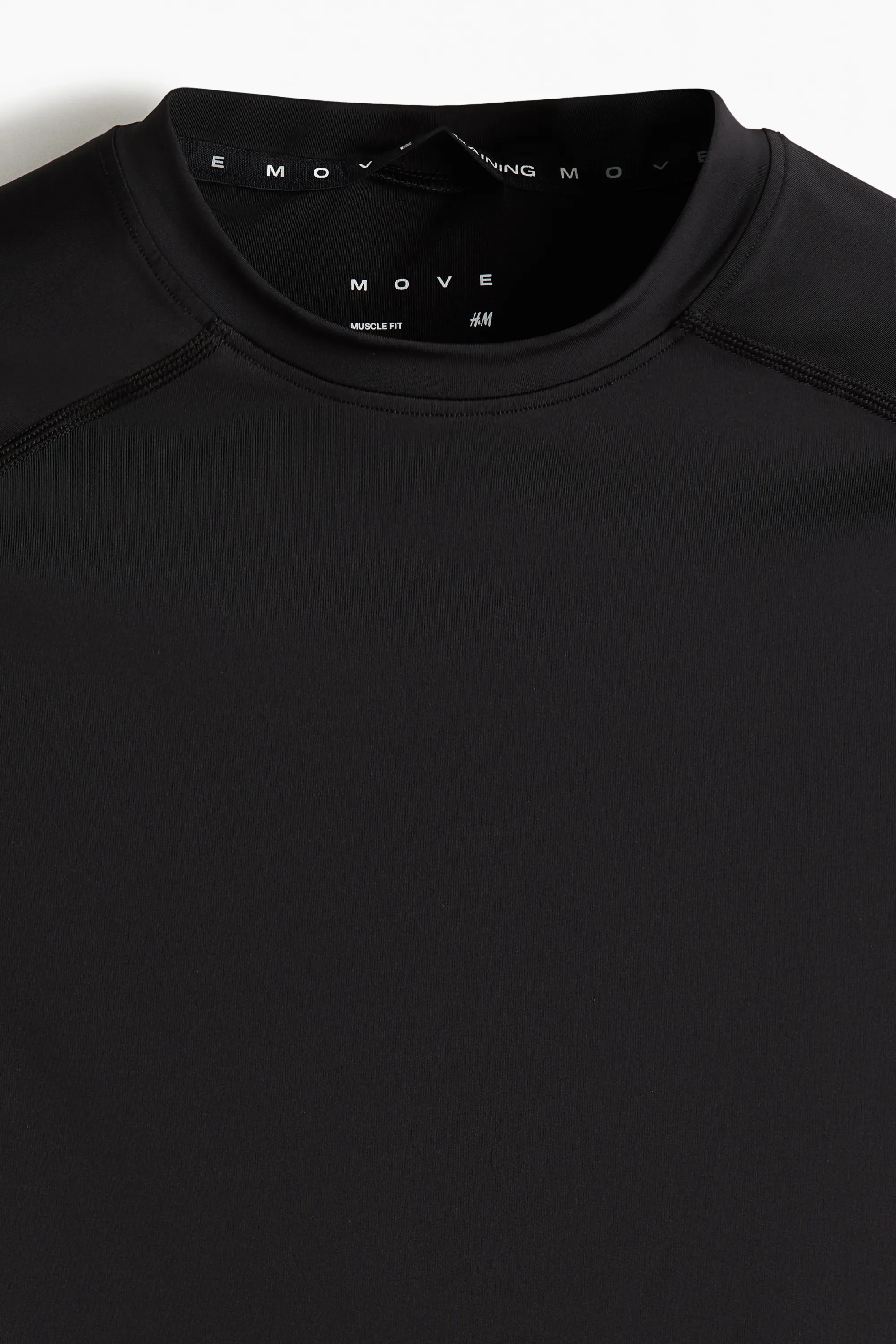 T-shirt de sport Compression Fit DryMove™ - Noir