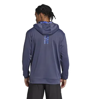 ADIDAS VESTE ZIPPE CAMO Anthracite — photo 4