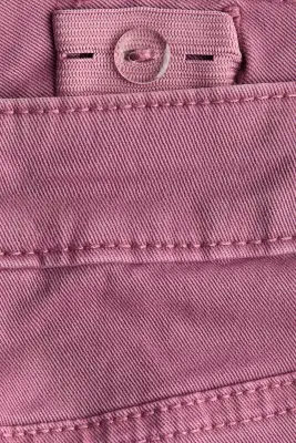 Pantalon à jambes larges en twill - Rose foncé — photo 2