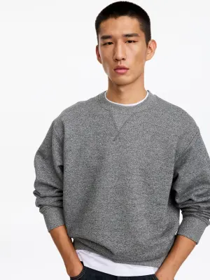 Sweat en coton - gris — photo 3
