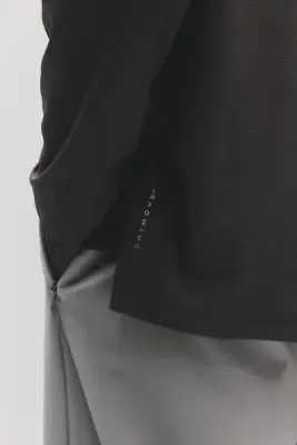 T-shirt de sport à manches longues DryMove™ - Marron moyen — photo 3
