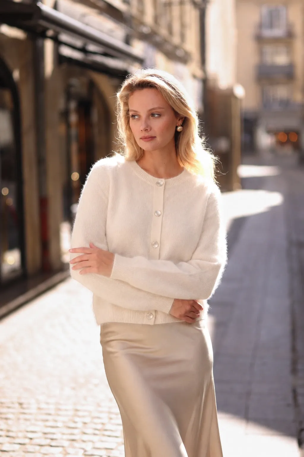 Lucille Cashmere Cardigan