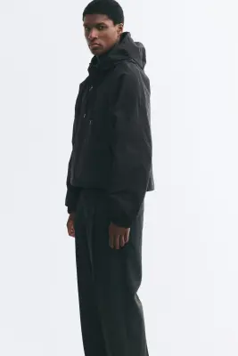 Veste à capuche - Noir — photo 4