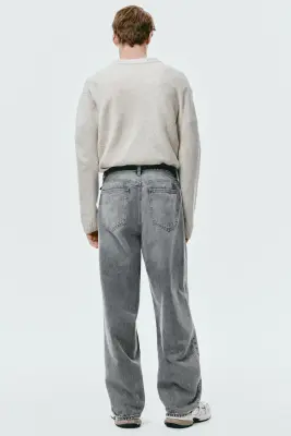 Baggy Jeans - Gris denim moyen — photo 3