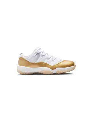 W Air Jordan 11 Retro Low White Metallic Gold "Mother Day" — photo 1