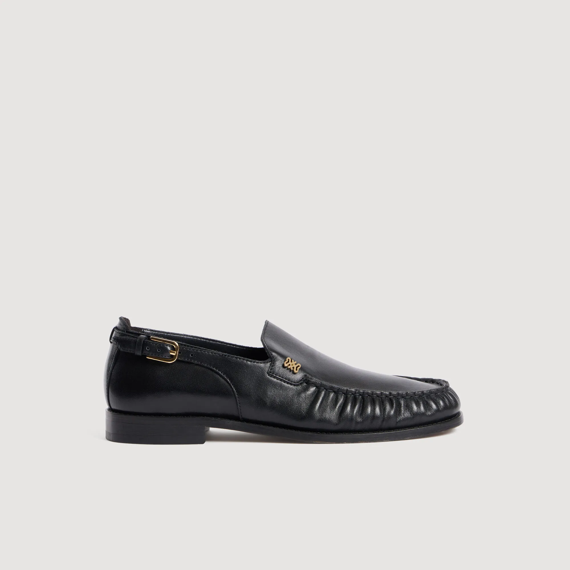 Mocassins en cuir à boucle