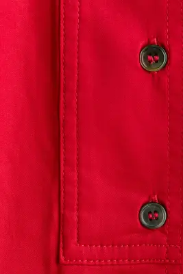Chemise avec col à nouer - Rouge — photo 4