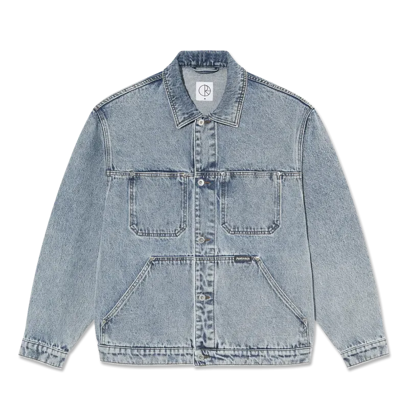 Veste Polar patrik – heavy washed blue