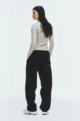 Pantalon de pluie à jambes barrel StormMove™ - Noir — photo 3