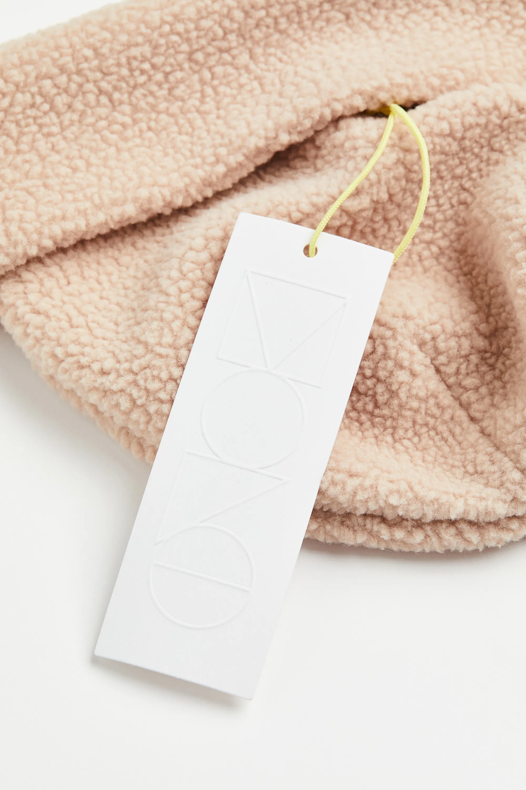Bonnet en tissu Teddy bear - Beige