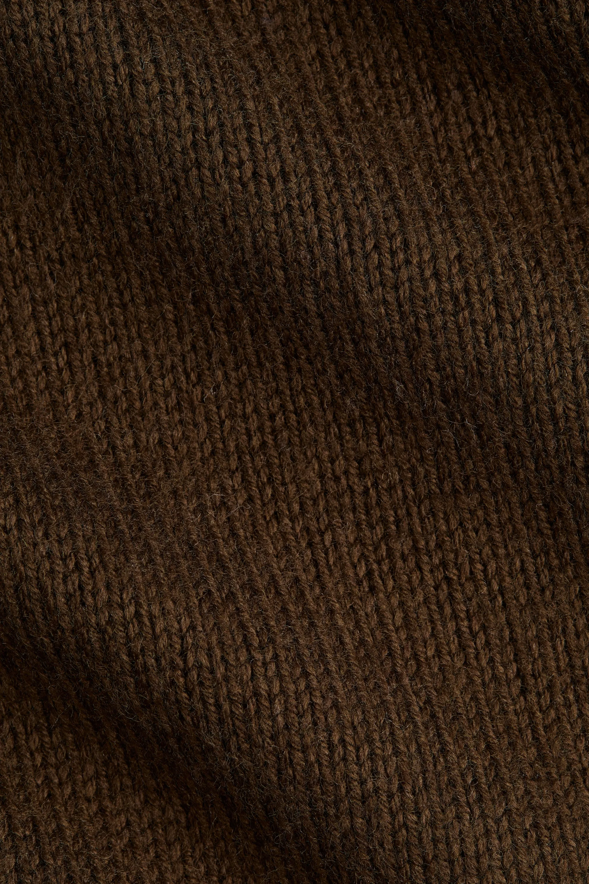 Pull à boutons - Marron foncé