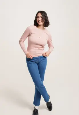 Le t-shirt manches longues - Rose — photo 2