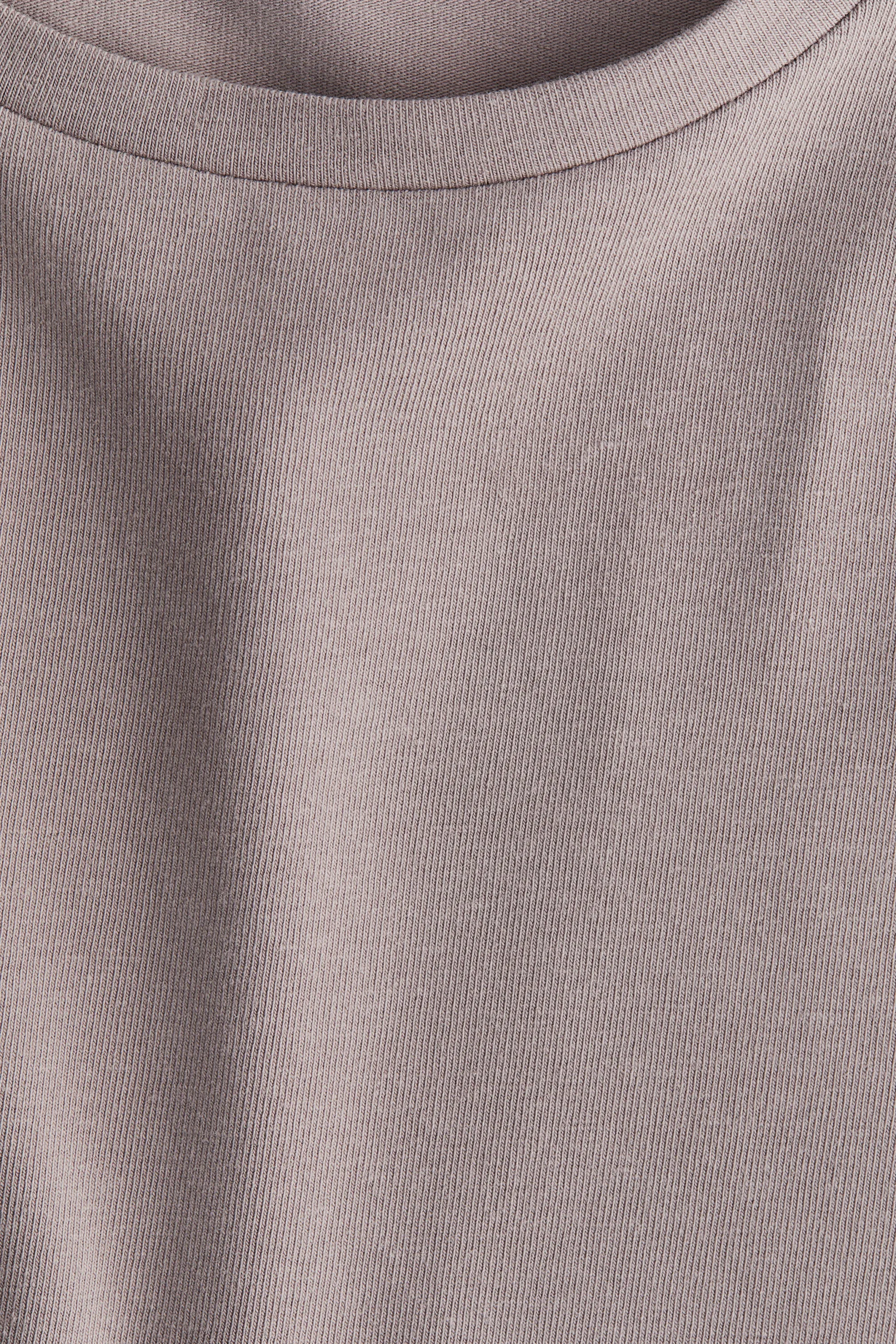 T-shirt court - Beige