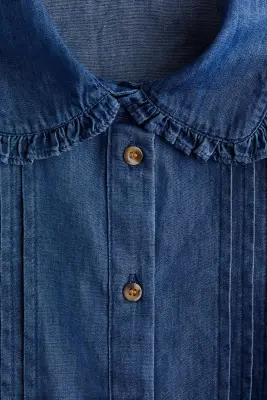 Blouse en denim - Bleu denim — photo 5