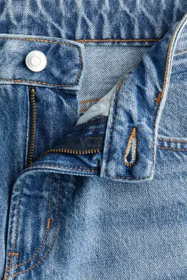 Wide Ultra High Jeans - Bleu denim/color block — photo 1