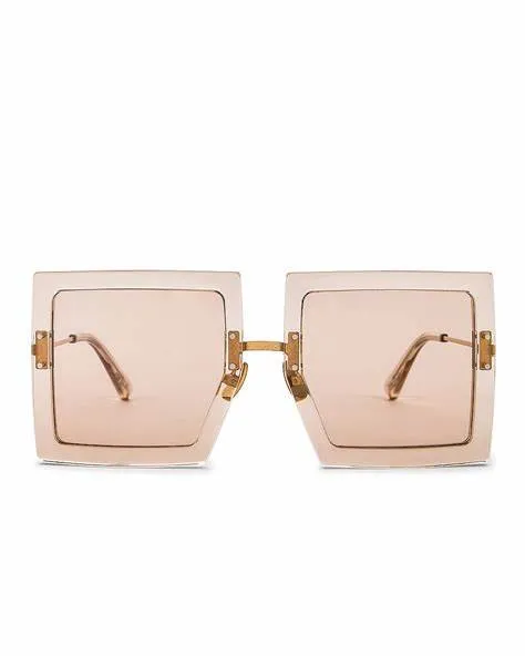 Lunettes oversize les carres