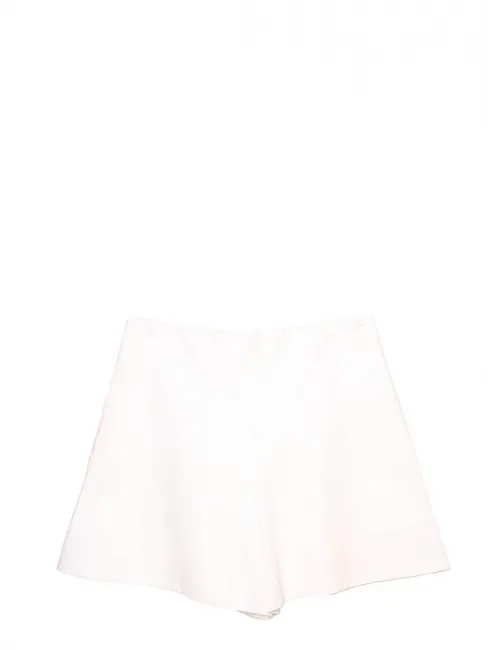 Short taille haute évasée en satin blanc Prix boutique 390€ Taille 36/38