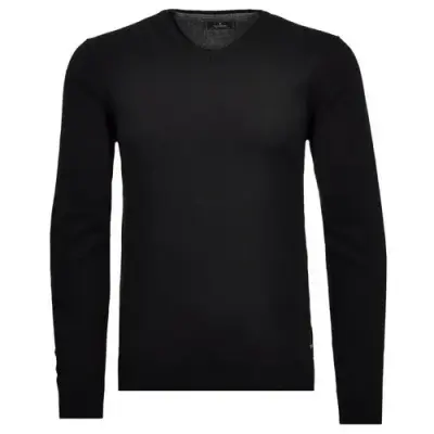 RAGMAN PULL COL V GRANDE LONGUEUR Noir — photo 1