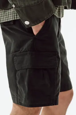 Short cargo Relaxed Fit - Noir — photo 2