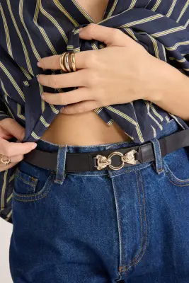 Ceinture Malo noir — photo 4