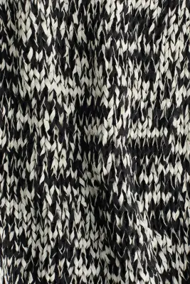 Débardeur en maille texturée - Noir/blanc chiné — photo 4