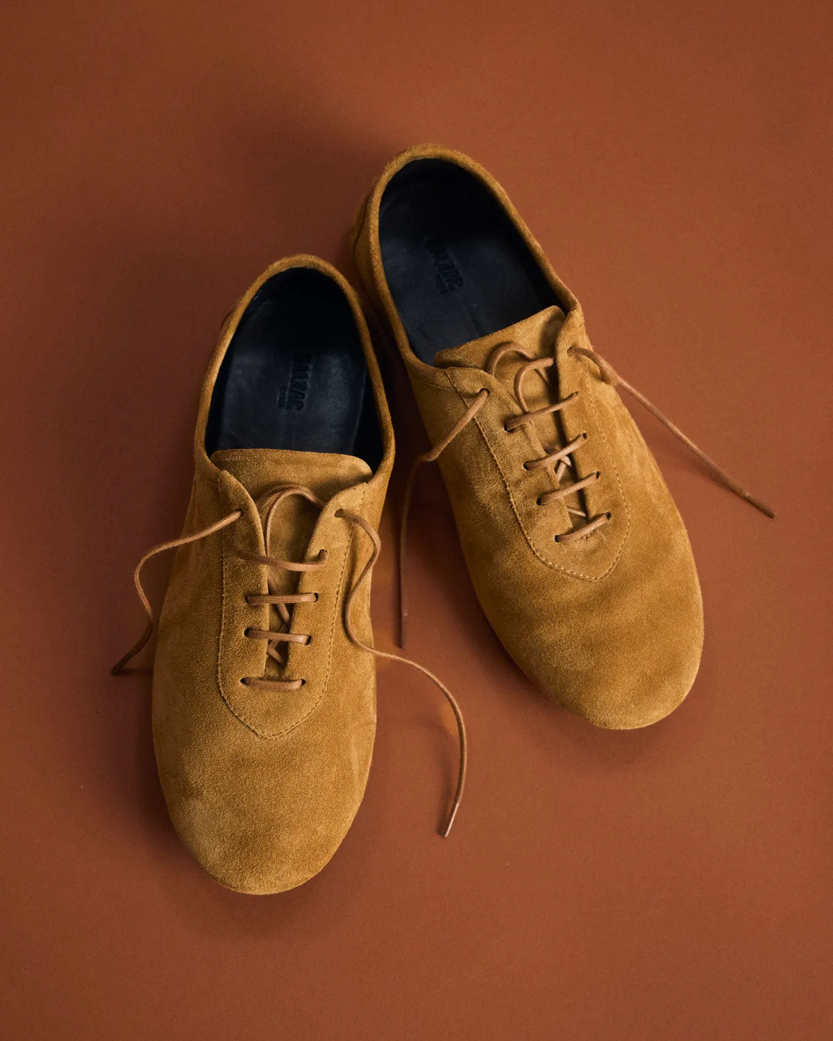 Derbies Achille languette cœur noisette