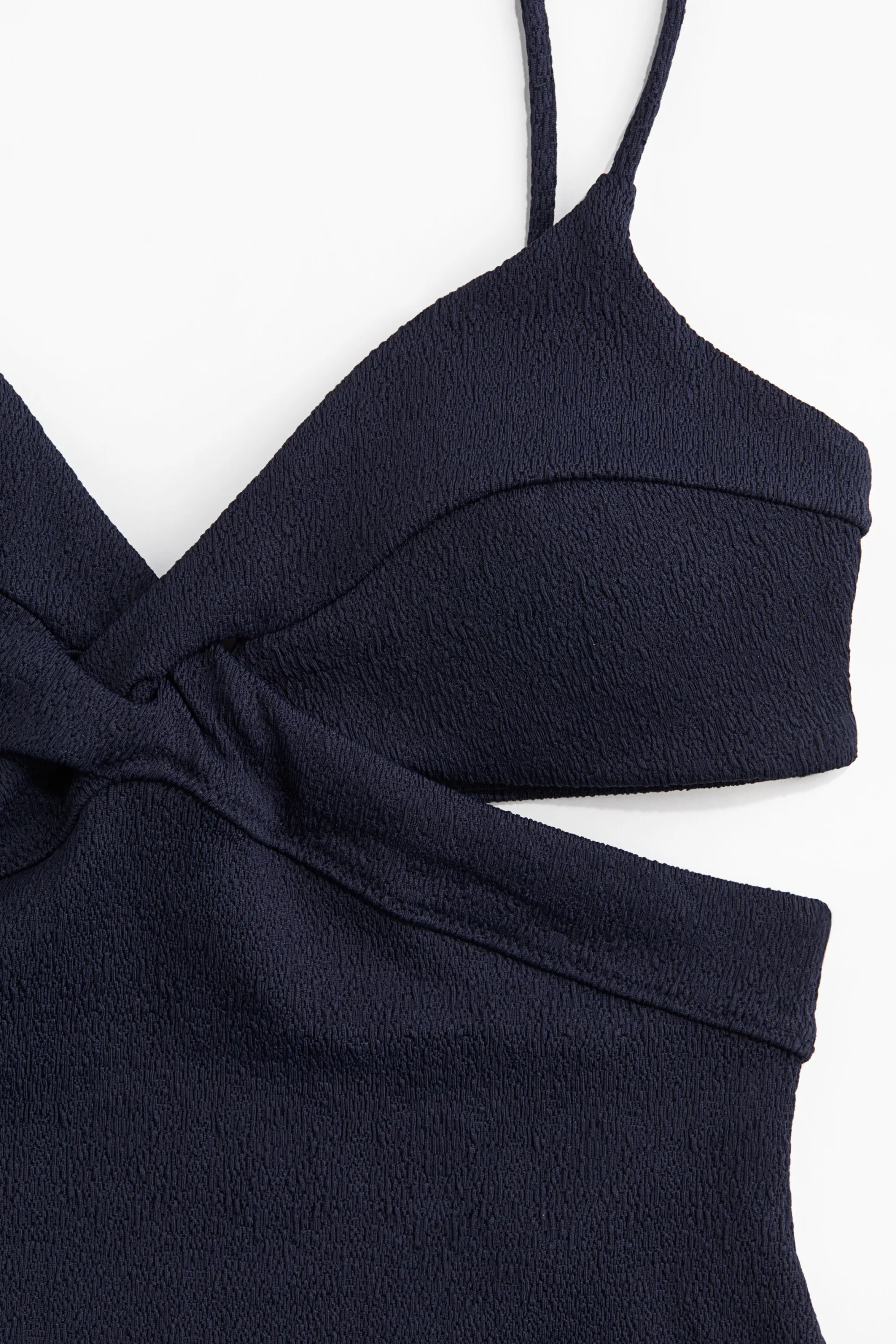 Maillot de bain paddé avec ouvertures - Bleu marine