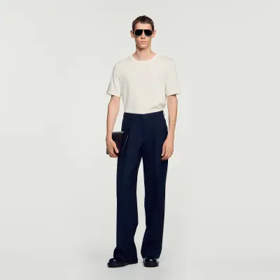 Pantalon de costume en laine