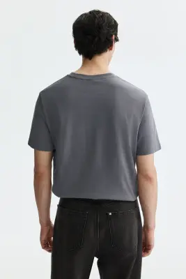 T-shirt COOLMAX® Regular Fit - Gris — photo 3