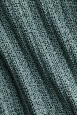 Ensemble 2 pièces en maille pointelle - Vert foncé — photo 1