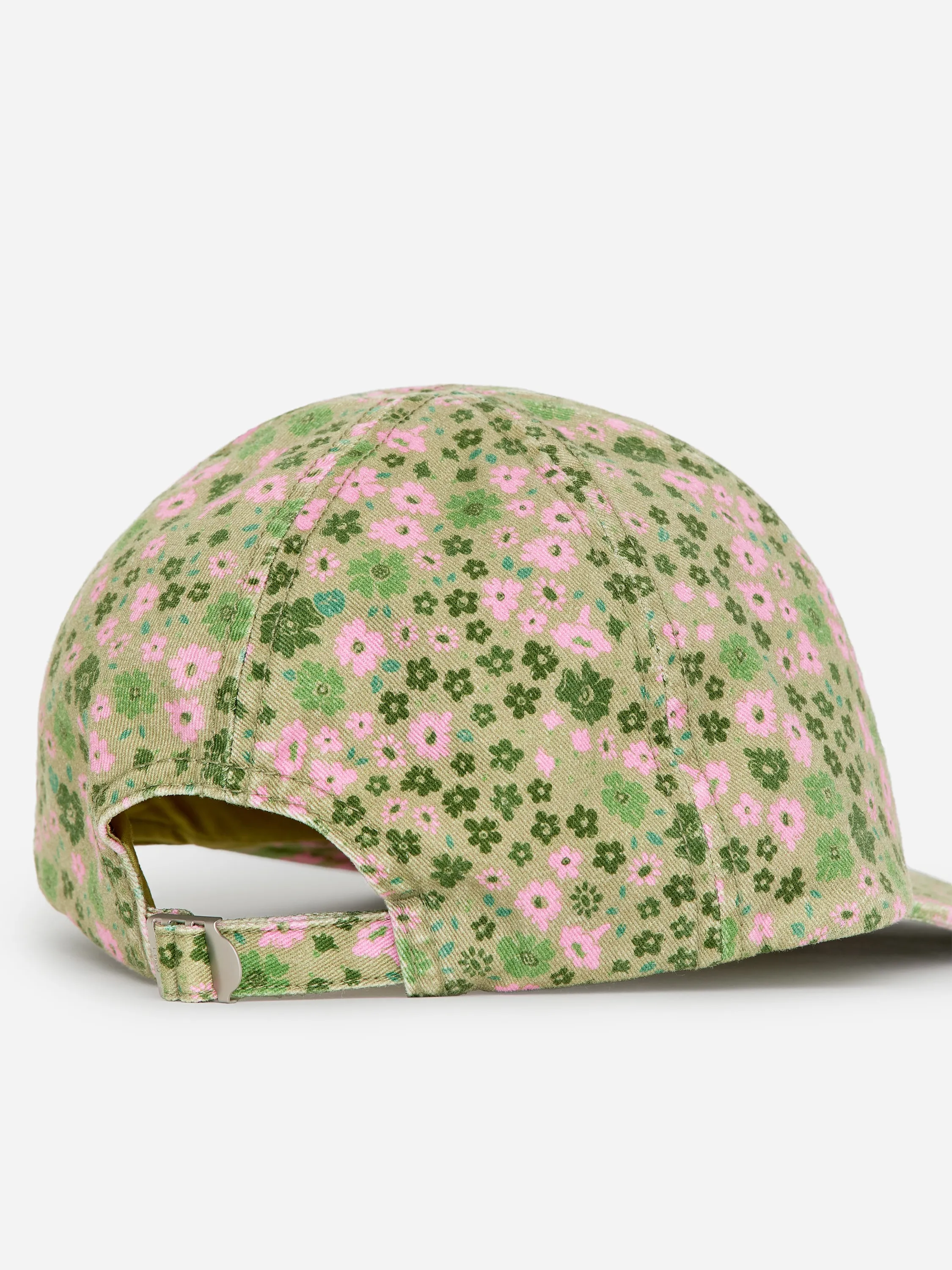 Casquette imprimée - Vert kaki clair/Fleurs