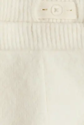 Ensemble 2 pièces en maille avec nœuds appliqués - Crème — photo 3