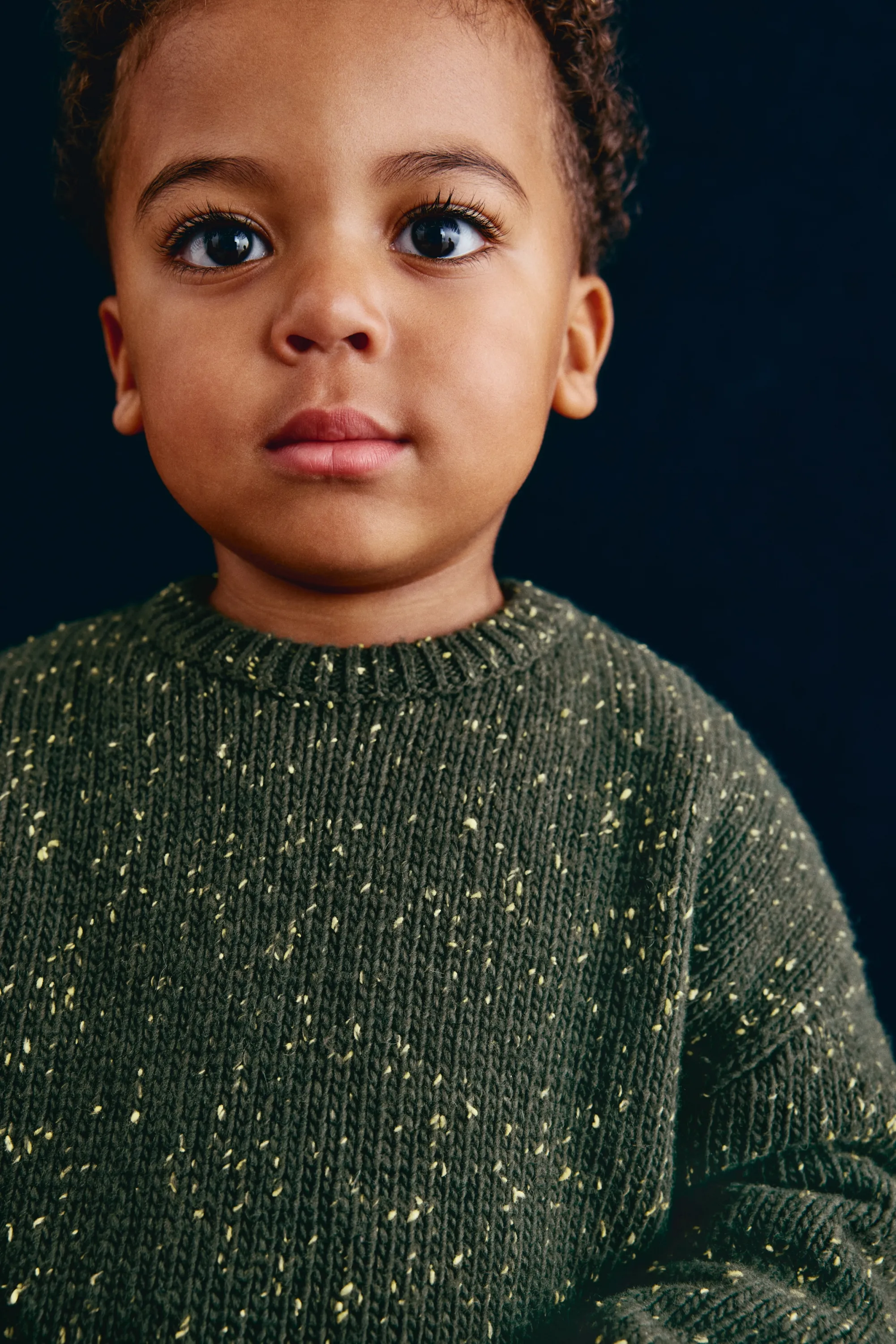Pull en laine mélangée - Vert