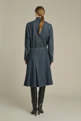 CHEMISE LESLIE BLEU GRIS — photo 5