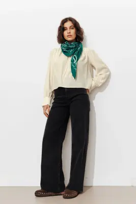 Blouse col frou-frou Femme — photo 3