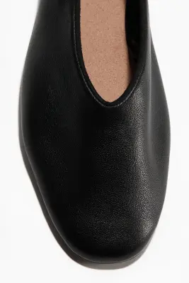Ballerines en cuir - Noir — photo 2