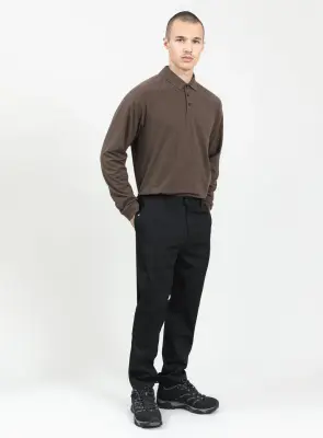 Bionic Pants in Black Grained Nylon