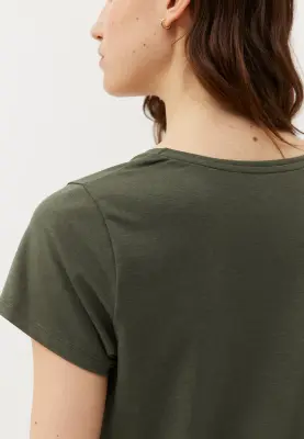 Le t-shirt Tencel - Kaki — photo 5