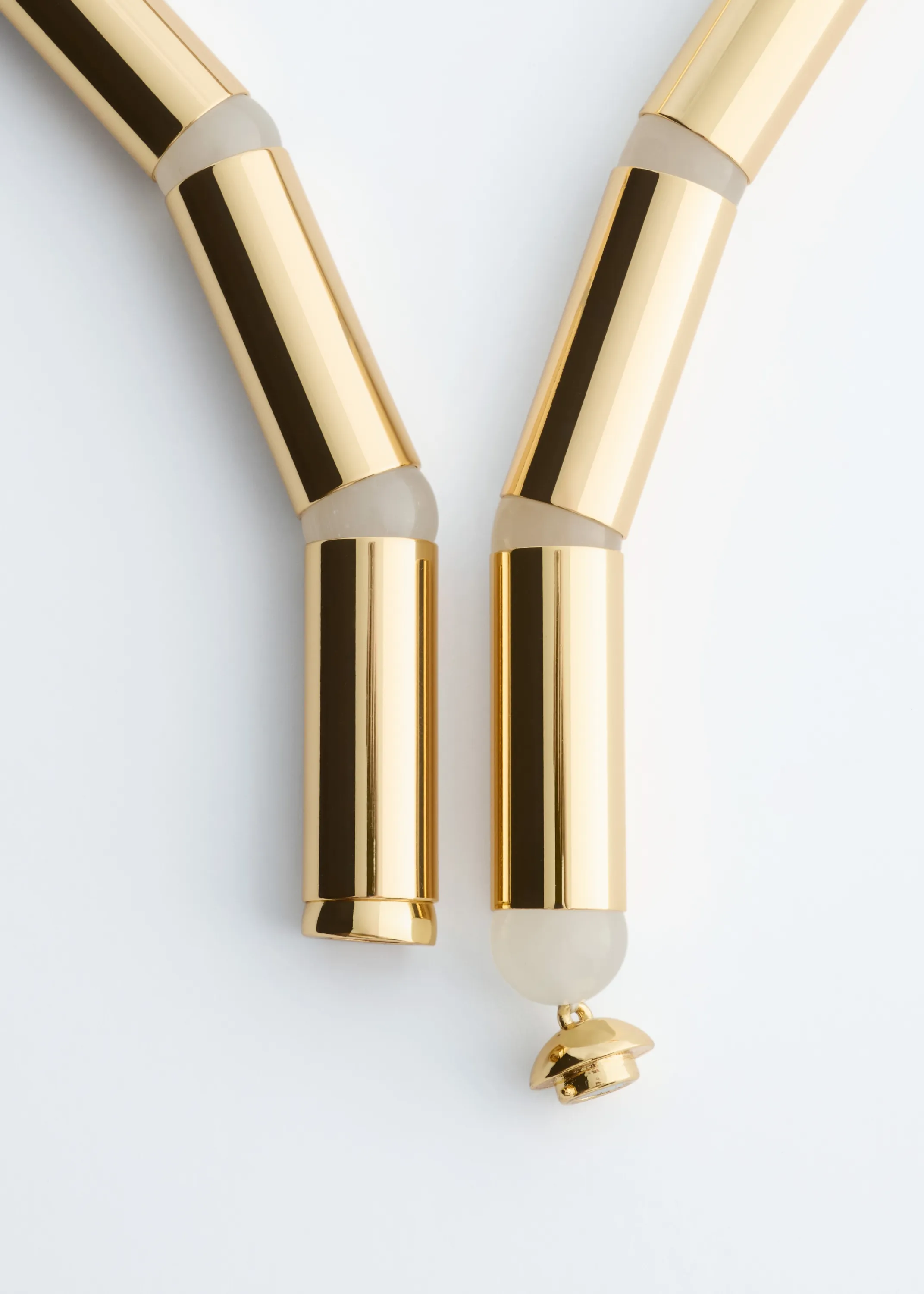 Collier en laiton poli - Doré