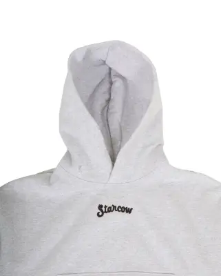 Cropped Hoodie Women Starcow Chillin Ash Grey — photo 2