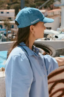 Casquette Colette denim clair Rive Droite — photo 1