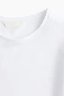 T-shirt ajusté - Blanc — photo 2