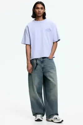 T-shirt imprimé Loose Fit - Violet/Los Angeles — photo 1