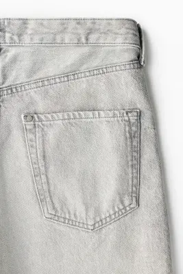 Short Relaxed en denim - Gris denim clair — photo 5