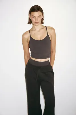 Top de sport Seamless DryMove™ - Bruyère foncé — photo 1
