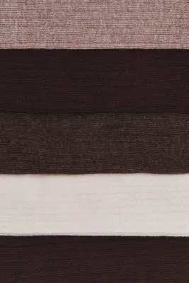 5-pack socks - Taupe clair/marron foncé/crème — photo 2