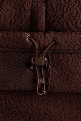 Veste de sport en tissu Teddy bear - Marron chaud — photo 4